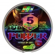 Плетений шнур для риболовлі, EOS Power Super PE, 100м, перетин 0,50мм